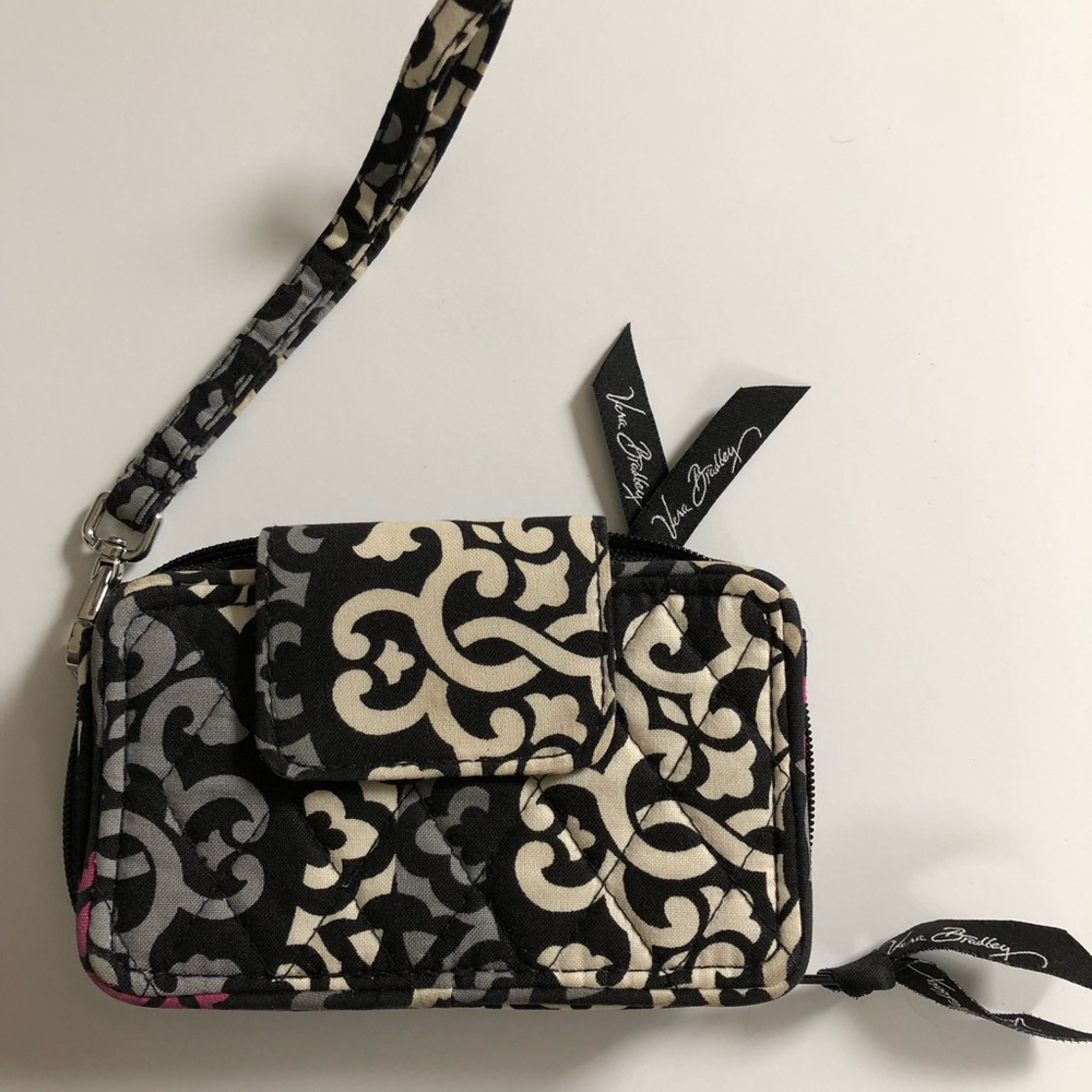 Wristlet with phone pocket